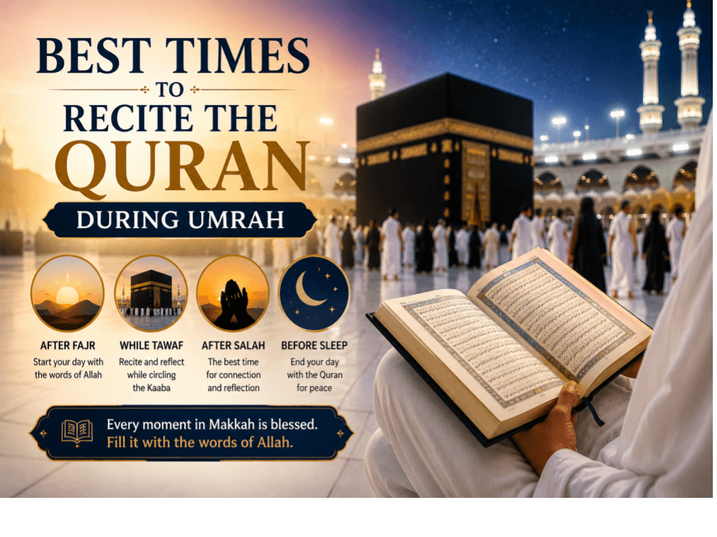 Best Times to Recite the Quran During Umrah