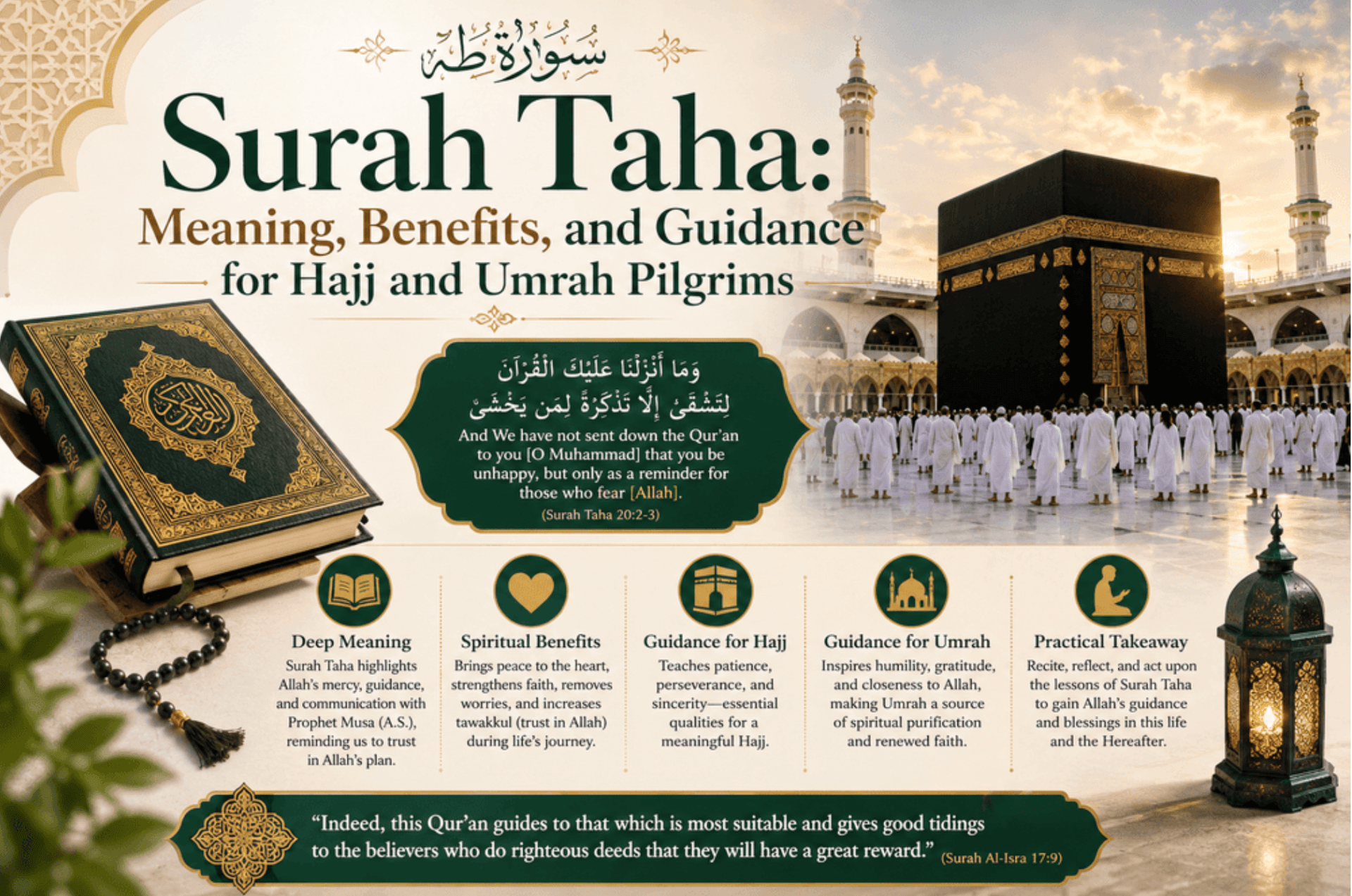 Surah Taha: Meaning, Benefits, and Guidance for Hajj and Umrah Pilgrims