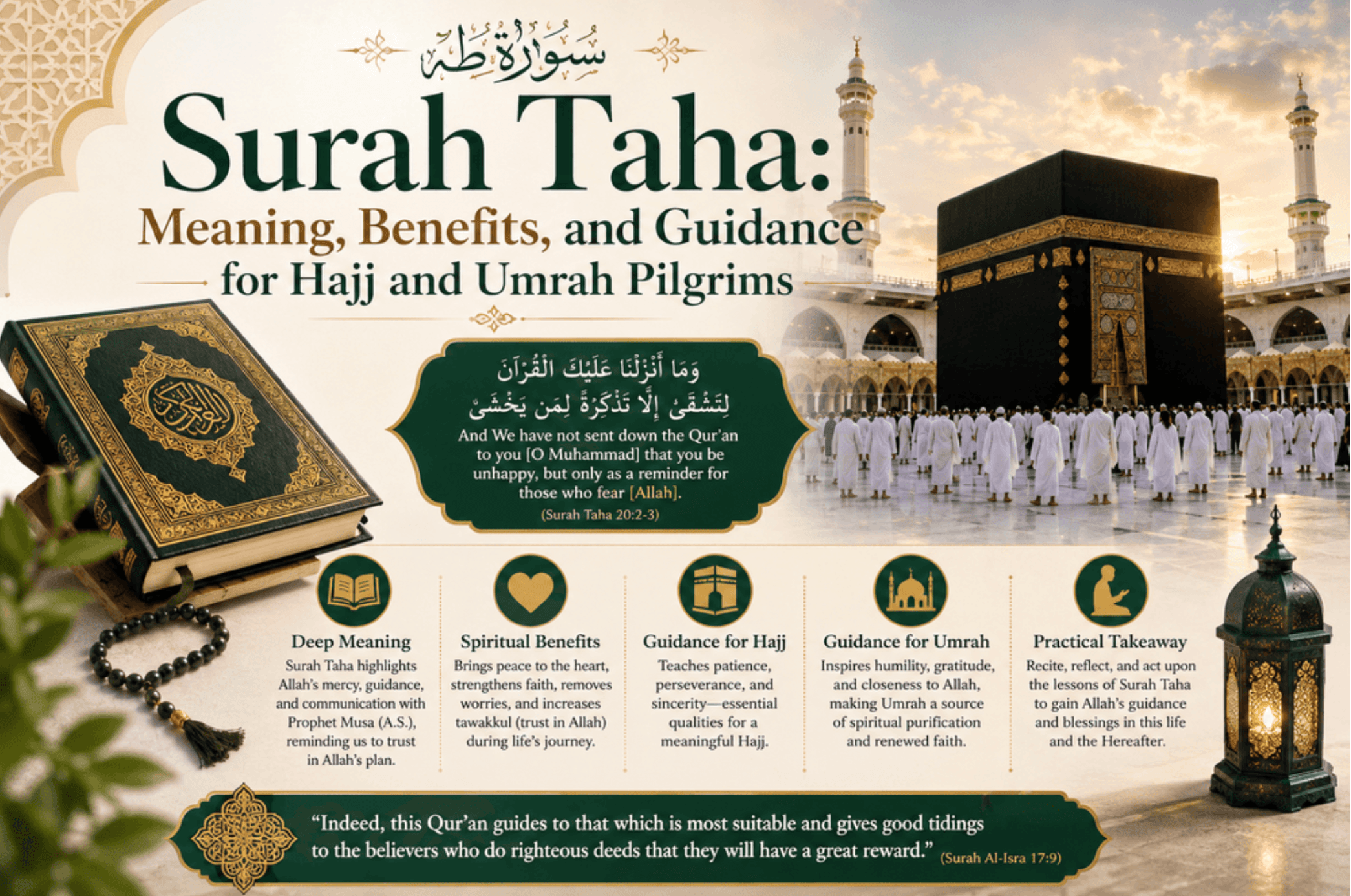 Surah Taha: Meaning, Benefits, and Guidance for Hajj and Umrah Pilgrims
